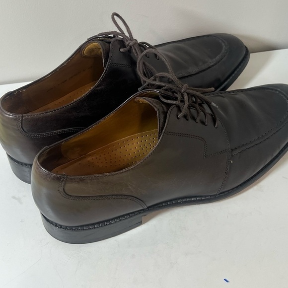 Cole Haan 11.5 Brown Derby Classic Dress Shoes Full Grain Leather Business - Picture 12 of 14